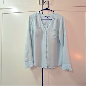 Express icy blue Portofino Blouse S